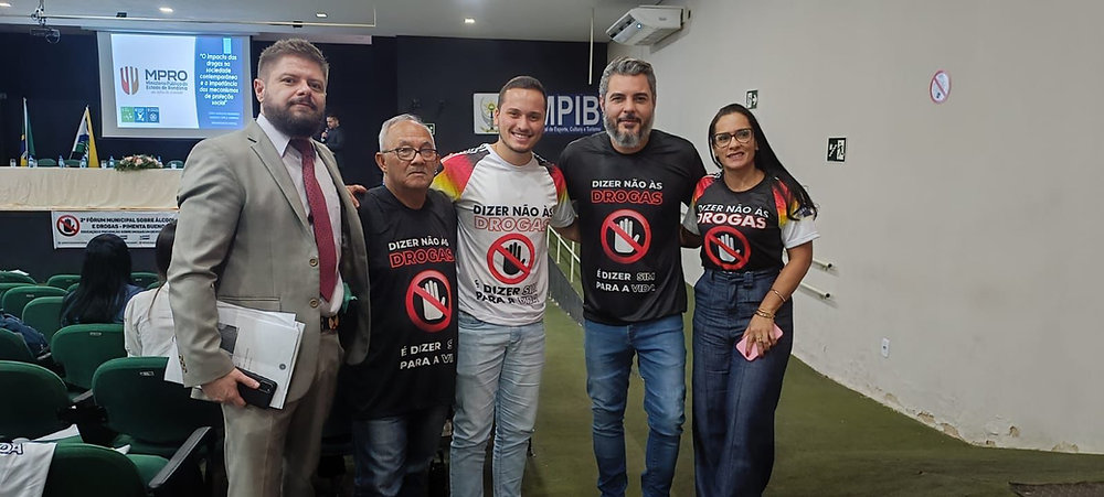 Deputado Thiago Flores reforça compromisso com a prevenção às drogas em Pimenta Bueno