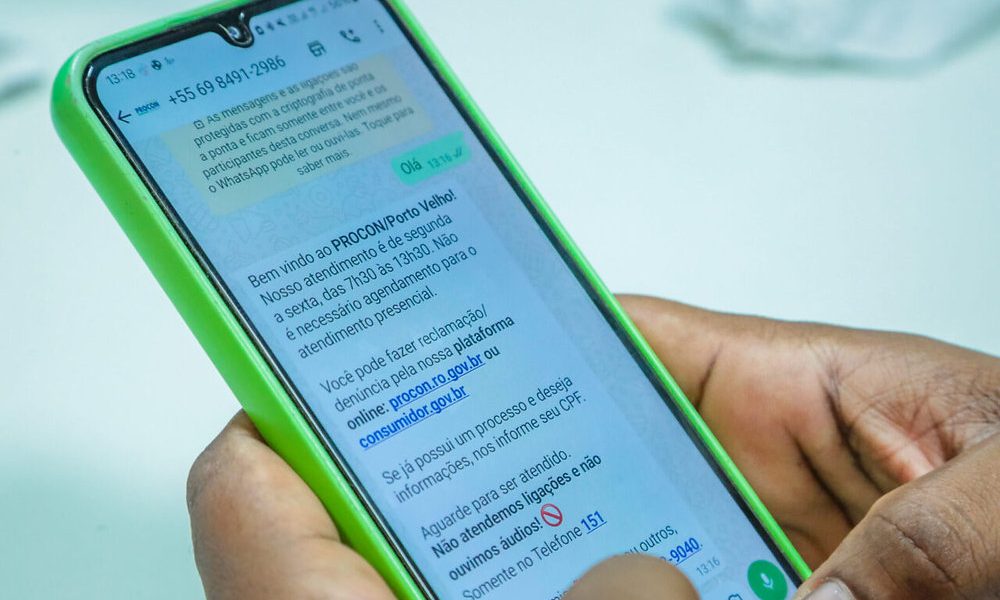 Chama no WhatsApp: troca de mensagens com Procon ajuda na proteção de direitos dos consumidores em Rondônia