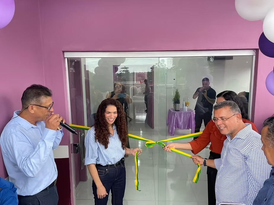 Inauguração do CRAS em Nova Mamoré com a presença da Primeira-Dama do estado, Luana Rocha