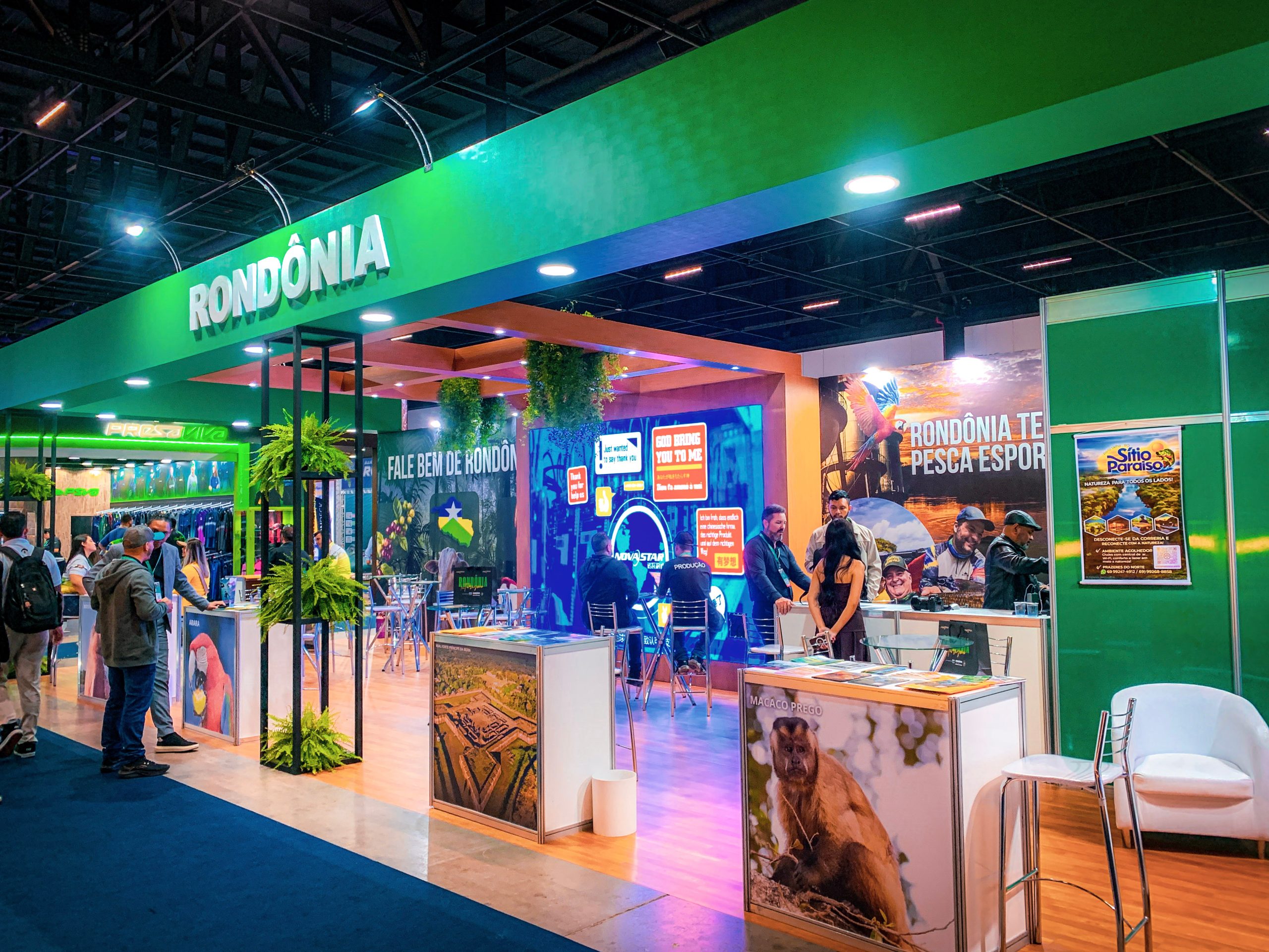 Stand de Rondônia na Pesca & Companhia Trade Show 2026. Foto por Isabela Gomes