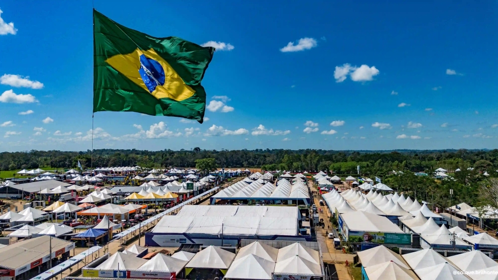 A Rondônia Rural Show Internacional é uma das maiores feiras de agronegócio do Brasil, realizada anualmente em Ji-Paraná (Foto: Governo de Rondônia)